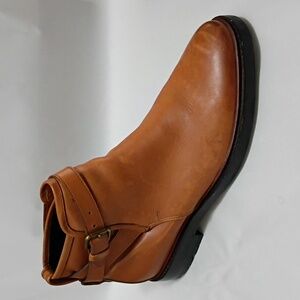 Coach Bryce Brownish Buckle Leather Men's Ankle Boots